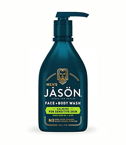 JĀSÖN Men's Calming 2-in-1 Face & Body Wash, 40 g