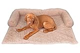Maximex Tier-Couch für das Sofa, Eigene Couch für Haustiere, Schützt das Sofa vor Tierhaaren & gerüchen, Kuscheliges Tierbett für große & kleine Haustiere, Waschmaschinenwaschbar, 88x10x70 cm