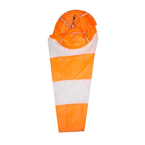 cypressen Windsäcke für den Garten Orange Windsack mit reflektierendem Gürtel Wetterfeste Wind Socke Für den Außenbereich von Flughafen-Farm & Park 80cm-150cm
