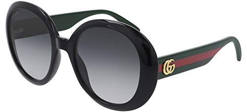 Gucci Sonnenbrillen GG0712S Black/Grey Shaded 55/21/140 Damen