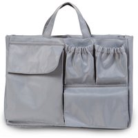 Childhome Taschen-Organizer, mehrere Fächer, kompatibel mit Mommy Bag, Grau