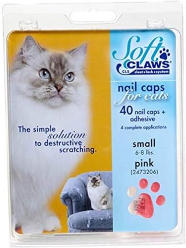 SOFTCLAWS® Krallenschutzes für Katzen - klein - Rose