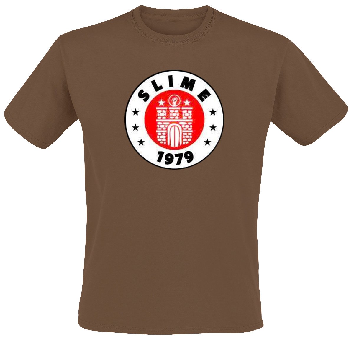 Slime - St. Pauli T-Shirt, braun, Grösse M