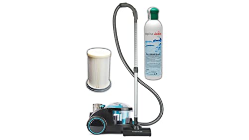 arnica Bora 5000 Türkis Wasserstaubsauger SPARSET 2 - Bestehend aus einem extra HEPA 13 Filter und Aloe Vera Duftstoff - Ideal auch für Allergiker