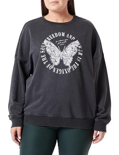 ONLY CARMAKOMA Carlucinda L/S Wings O-Neck SWT