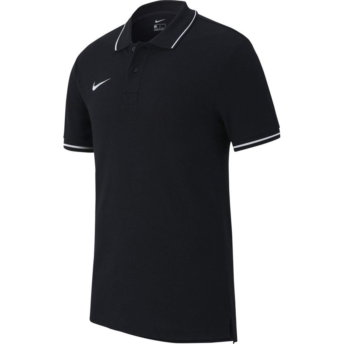 Nike Herren M TM CLUB19 SS Polo Shirt, Schwarz (Black/White/010), M