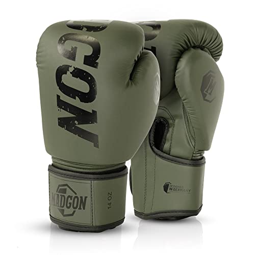 Martial Boxhandschuhe - NEUES Modell - aus bestem Material für Lange Haltbarkeit! Kickboxhandschuhe für Kampfsport, MMA, Sparring und Boxen mit optimaler Schlagdämpfung - inkl Beutel!