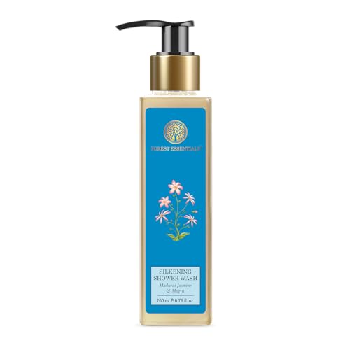 Forest Essentials Silkening Shower Wash - Madurai Jasmine & Mogra 200ml by Forest Essentials