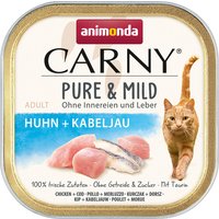 animonda Carny Adult Pure & Mild 32 x 100 g - Huhn + Kabeljau