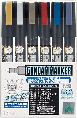 Mr. Hobby Gundam Marker Fine Edge Set 2