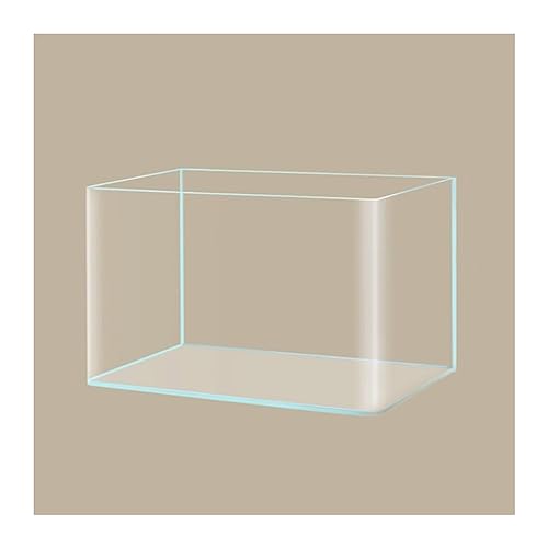Aquarium Aquarium-Becken, rechteckige Glas-Tischplatte, kleines Aquarium, Öko-Landschaft, Wasserpflanzen, Goldfische, Aquakultur-Dekoration Aquarien (Size : D)