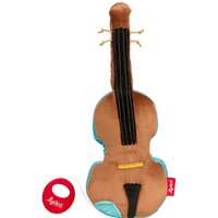 SIGIKID Mädchen und Jungen, Spieluhr Geige Play & Cool, empfohlen ab 0 Monaten, braun/blau, 42776