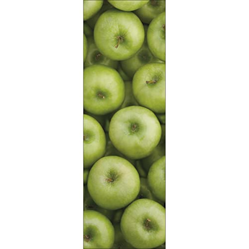 Plage Kitchen Aufkleber für Küchen und Kühlschrank-grüne Äpfel-180 x 59,5 cm, Vinyl, Colorful, 180x0.1x59,5 cm
