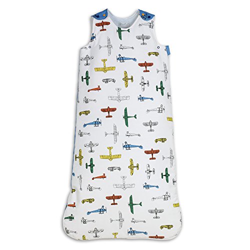 NioviLu Design Baby Schlafsack - Flotte D' Avions (18-36 Monate / 105 cm - 2.5 Tog)