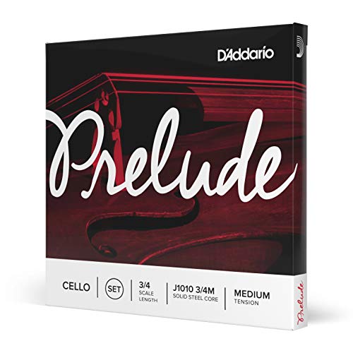 D'Addario J1010-3/4M Prelude Cello Saitensatz Kohlefaserstahl/Nickel 3/4 Medium