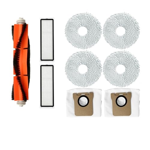 MaNzzo Hauptseitenbürste, Mopptuchhalter, Hepa-Filter, Staubbeutel, Zubehör-Set, kompatibel mit Xiaomi Robot Vacuum X10+ Plus B101GL (Color : Set 4)