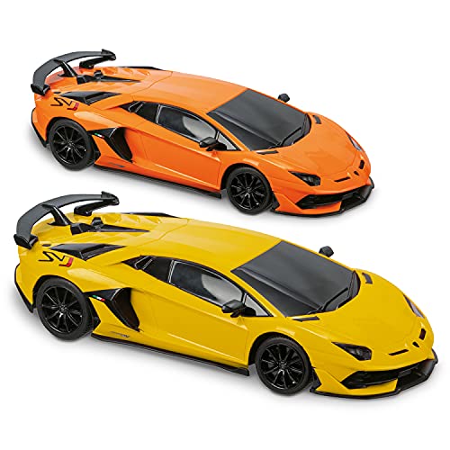 Mondo Motors, Lamborghini SVJ, Modell im Maßstab 1:24, bis 8 km/h Geschwindigkeit, Auto Spielzeug für Kinder 63635