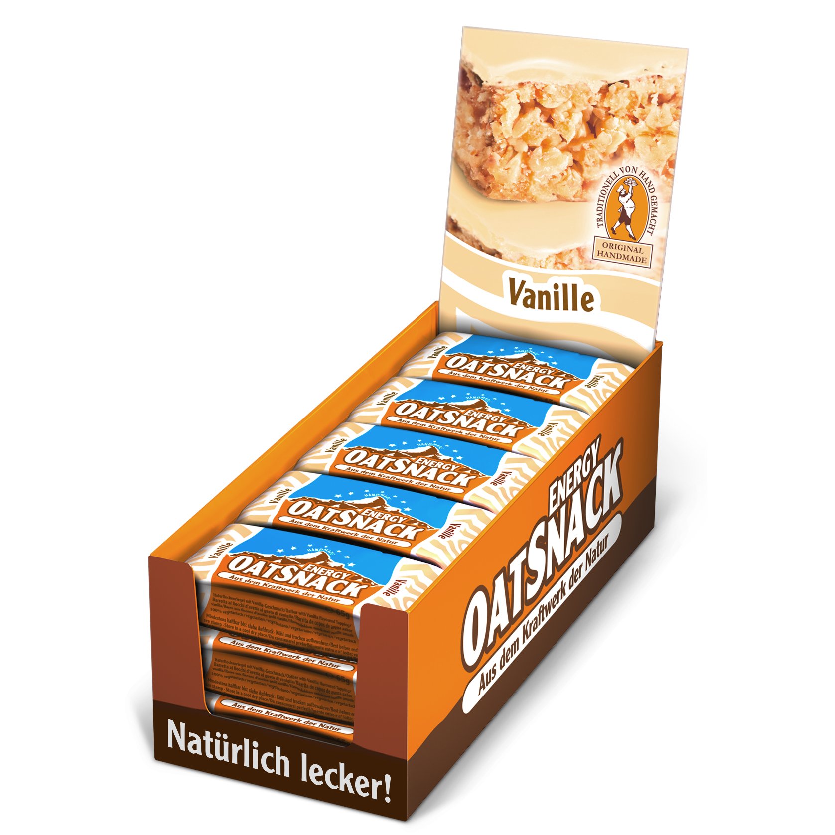 Davina Oat Snack Riegel, Vanille, 30 Riegel, 1er Pack (1 x 65 g)