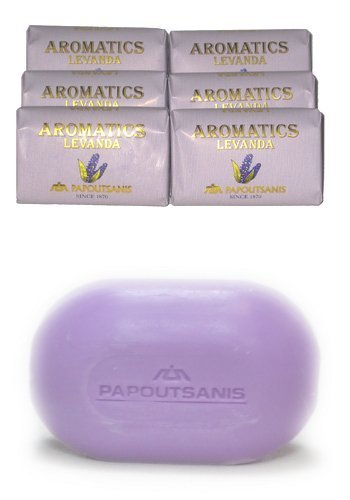 - Greek Soap - Papoutsanis Aromatics - Lavender - 125 Gr Bar by Papoutsanis