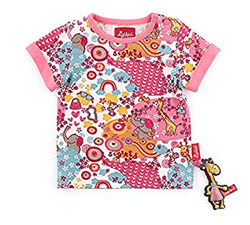 Sigikid Baby - Mädchen T-Shirt 153101, Geblümt, Gr. 86, Mehrfarbig (Mehrfarbig M)