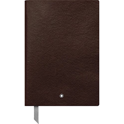 Montblanc Notebook 113590 Fine Stationery #146 – Leder Notizbuch A5 liniert mit Softcover – Farbe: Tobacco – 192 Seiten