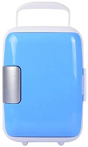 FBITE Mini-Kühlschrank 12 V 4L Tragbarer Autokühlschrank Mini-Kühlschrank Kühlschrank mit doppeltem Verwendungszweck Kühler Wärmer Box Kühlschrank Kompressor Kompatibel mit Office Yacht