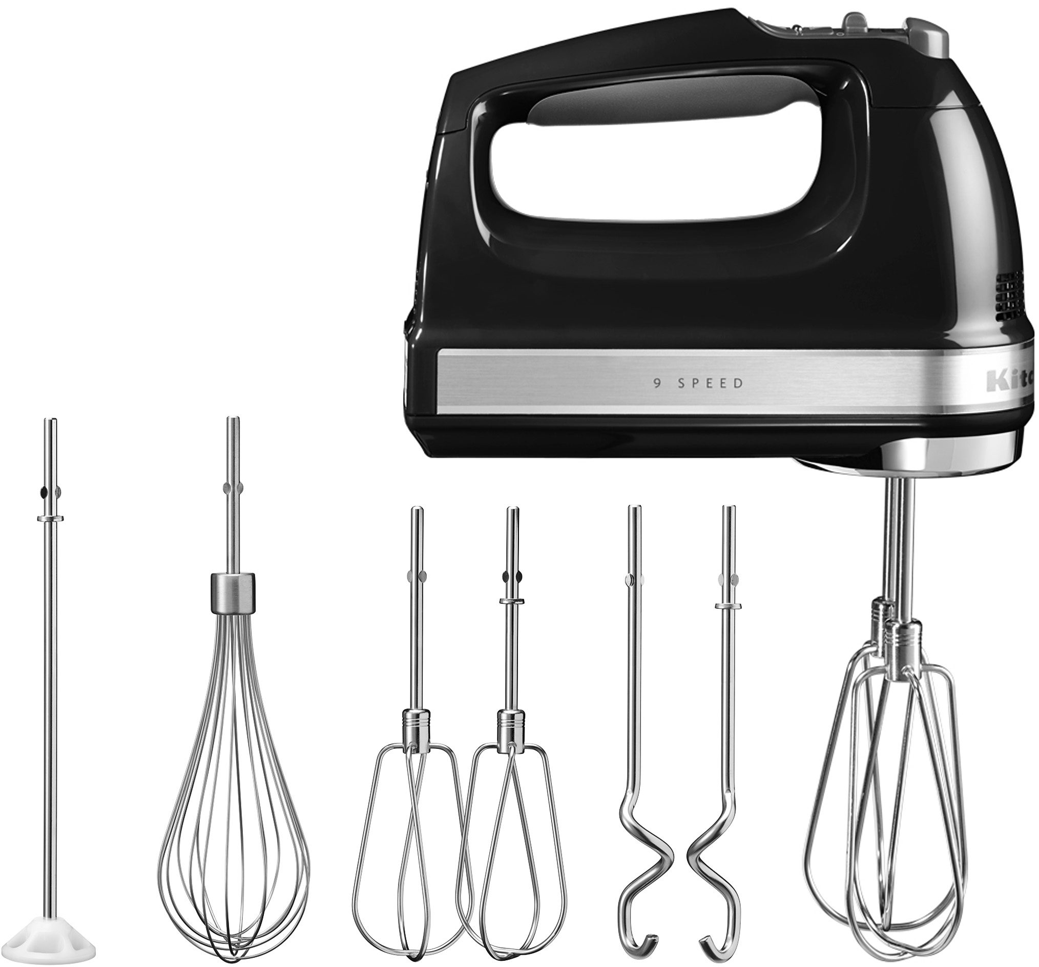 KitchenAid Handmixer "KitchenAid Handmixer, 5KHM9212EOB onyx schwarz", 85 W