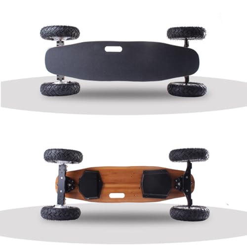 DOFFO Drahtloses ferngesteuertes Elektro-Skateboard, intelligentes Gelände, hochfest, High-Tech-Technologie, tragend, kraftvolle Leistung für Erwachsene