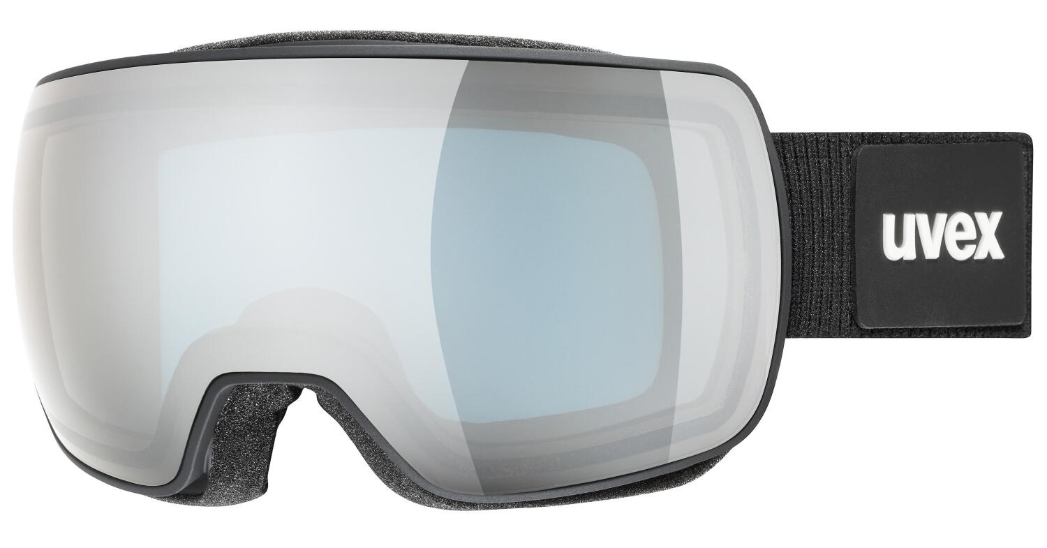 Uvex Unisex-Erwachsene compact FM Skibrille, schwarz, one Size