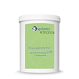 spitzner Massagecreme Soft (1000 ml) – pflegende Massagelotion für empfindliche Haut mit IMP-Komplex für geschützte Haut