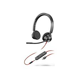 Hewlett Packard Poly Headset Blackwire C3325-M Stereo USB-C/A & 3,5 mm