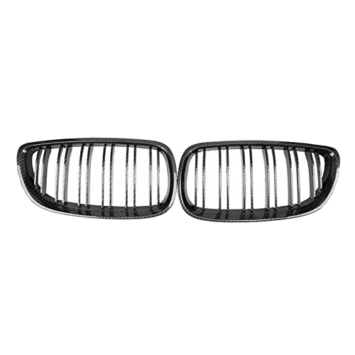 Auto Zubehör Auto-Kohlefaser-Doppellatten-Front-Nieren-Grill-Grill Für 3-Serie E92 E93 M3 328I 335I 2007-2011