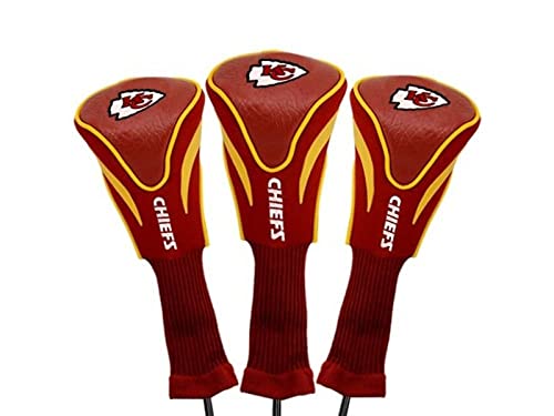Team Golf NFL Kansas City Chiefs Kopfbedeckung, Verschiedene Teamfarben, 3 Stück