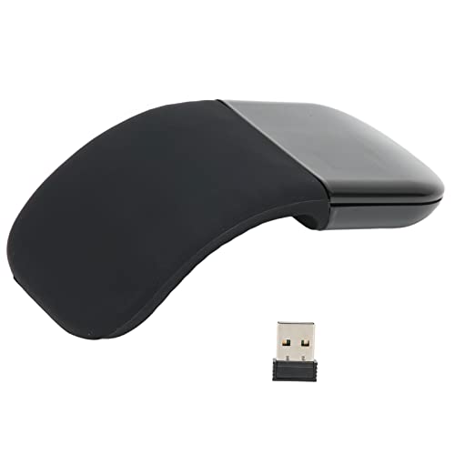Heayzoki Faltbare Kabellose Maus, Schlanke Silent-Maus USB-Bluetooth-Maus Ergonomisch Stromsparend Leicht für Office-Maus Stumme Maus Portable Creatice Design(Bluetooth-Version)