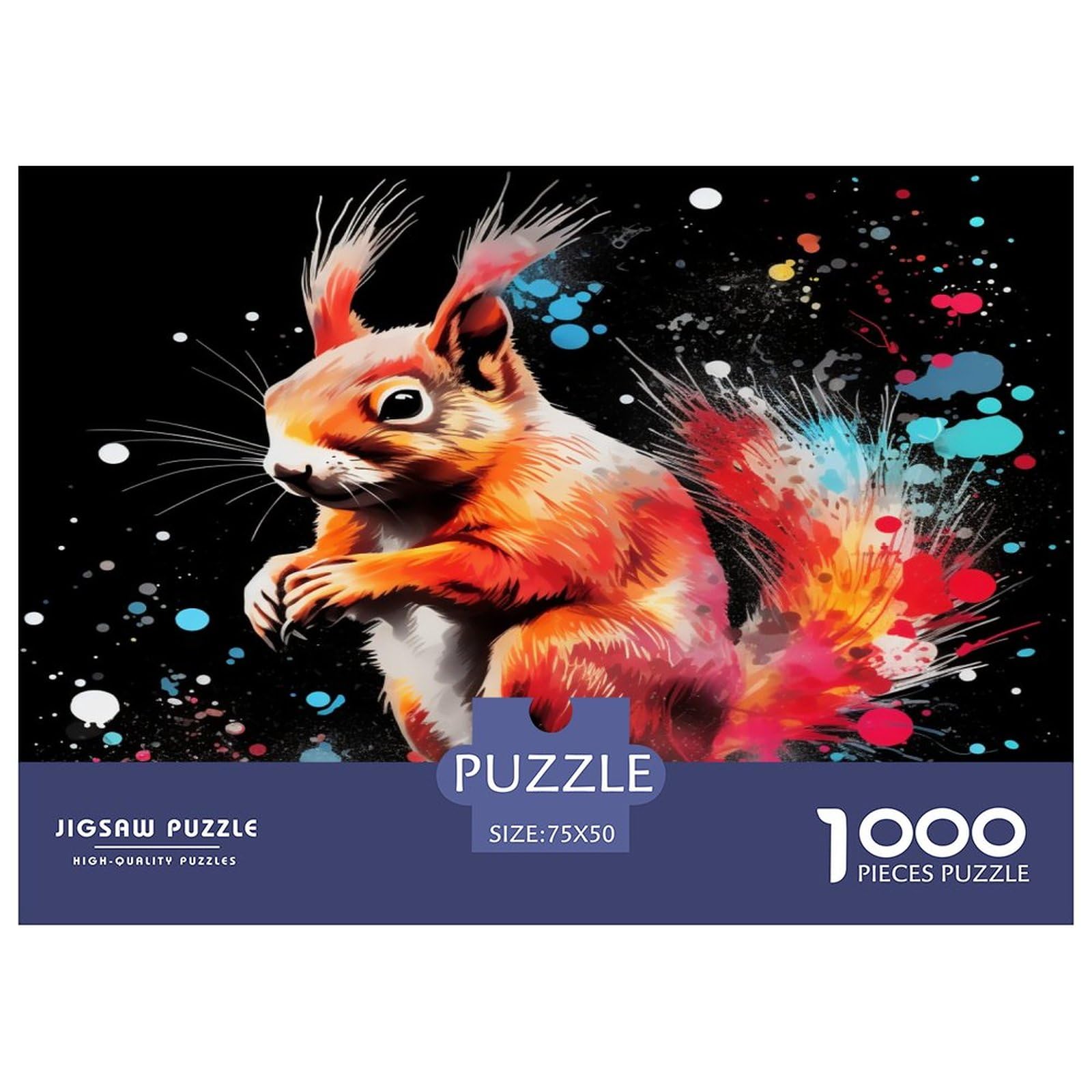 Galaxies Squirrels 1000 Teile Erwachsene Puzzles Educational Game Geburtstag Home Decor Family Challenging Games Stress Relief 1000pcs (75x50cm)