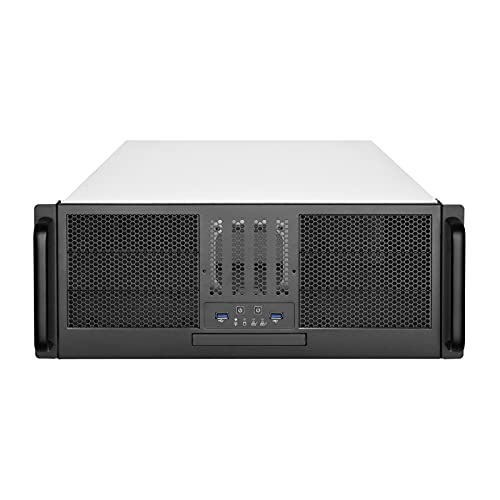 Silverstone SST-RM41-506 - 4U Rackmount Server Gehäuse, unterstützt M/B bis SSI-CEB & ATX (PS2) Mini reduntante Netzteile