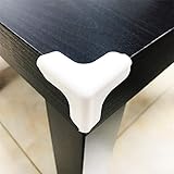 ETJar Kantenschutz, Tischkantenschutz, Sicherheit für Möbel Corners Prevent Bruises (40Mm * 40mm * 40mm, 5 Farben) (Farbe: weiß),Weiß