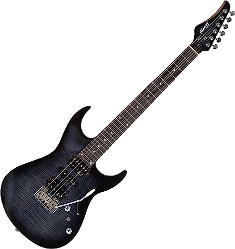 Shaman VST2087-GYF Venture Series E-Gitarre - ST-Bauweise - Flamed Maple Decke - Ahorn-Griffbrett - Tonabnehmer: 2x Humbucker, 1x Single Coil (HSH) - Grey Fade