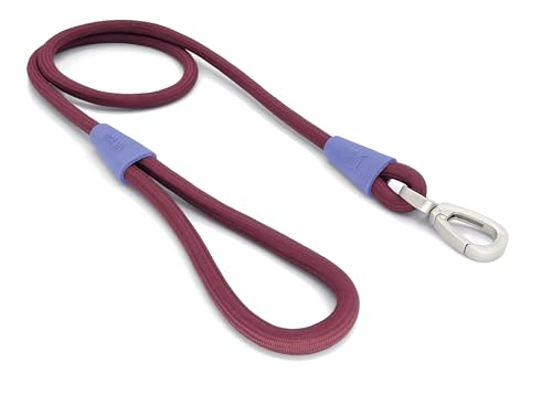 MORSO Hundeleine aus Seil 120 cm Bordeaux/Violett