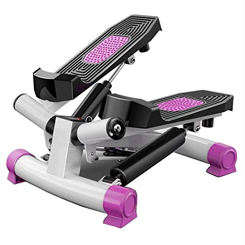 Multifunktions-Leise Steppermaschine mit Anti-Rutsch-Pedalen, Fitness-Treppenstepper für Damen und Herren, Indoor-Treppenstepper Lila