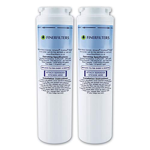Finerfilters FF-281 Kühlschrank-Wasserfilter kompatibel mit UltraClarity 644845 Kühlschrank-Wasserfilter Bosch, Siemens, Neff, Miele