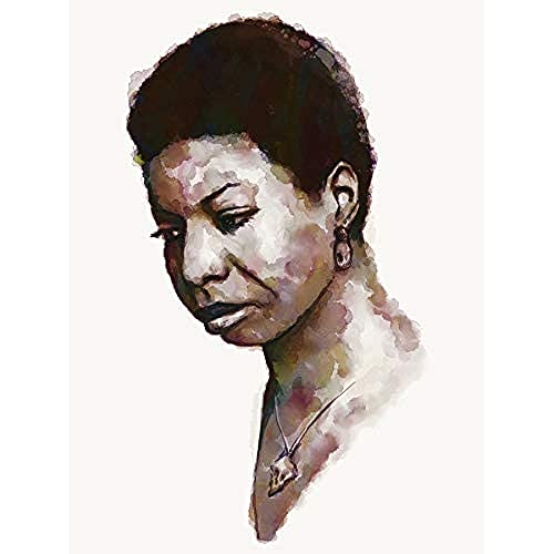 Nina Simone Watercolour Portrait Chris Evry Picture Art Large Art Print Poster Wall Decor 18x24 inch