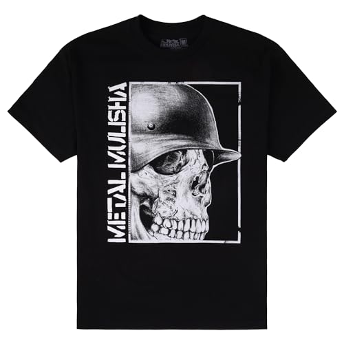 Metal Mulisha Herren Redskull T-Shirt, Schwarz, XL