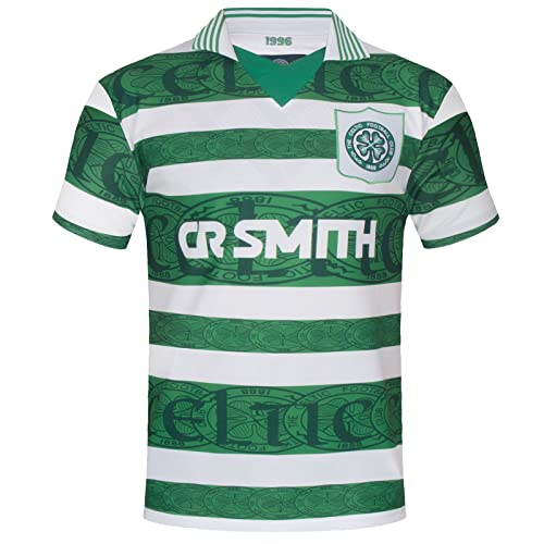 Celtic FC - Herren Heimtrikot-Shirt - Retro-Stil von 1996 - Offizielles Merchandise - Geschenk für Fußballfans - XXL
