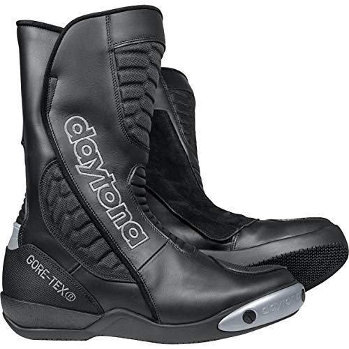 Daytona Boots Motorradschuhe, Motorradstiefel lang Strive GTX Sportstiefel schwarz 45, Unisex, Sportler, Ganzjährig, Leder