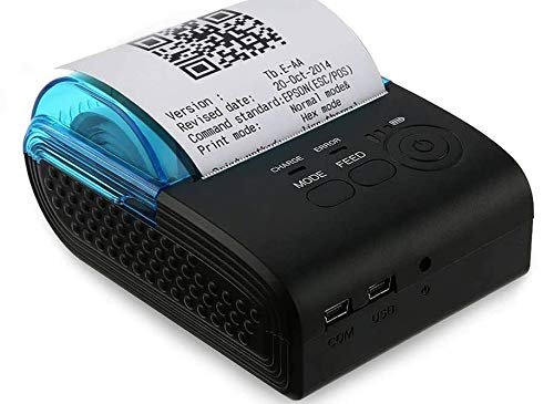 Bluetooth 4.0 großer Kartenbeleg Thermodrucker 58 mm Thermodrucker Quittungsdrucker tragbarer Mini kabelloser Thermo-Beleg USB-Drucker