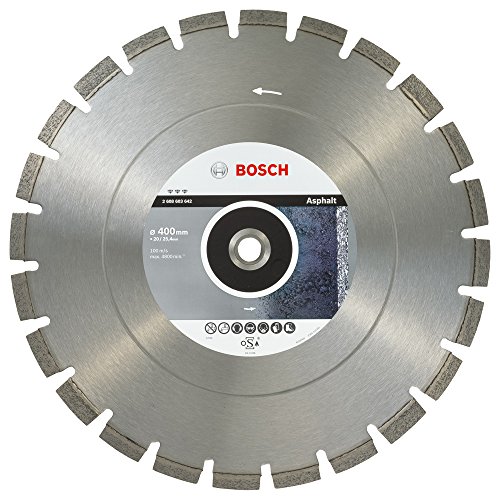 Bosch diamanttrennscheibe best for asphalt, 400 x 20,00/25,40 x 3,2 x 12 mm