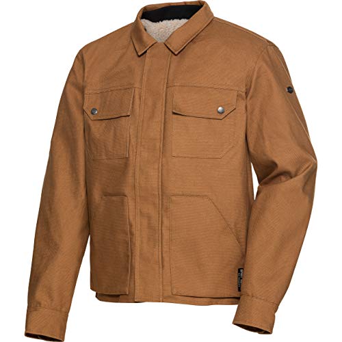 Spirit Motors Motorradjacke mit Protektoren Motorrad Jacke Canvas Textiljacke 1.0 beige M, Herren, Chopper/Cruiser, Ganzjährig, Baumwolle