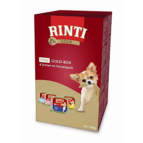 Rinti Gold Mini Goldbox | 4x8x100g Hundefutter