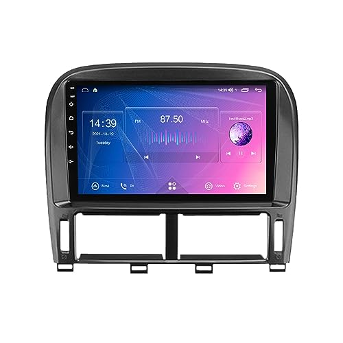 ACLips Auto-Rückfahrbild-GPS-Navigationsgerät, 9-Zoll-Bildschirm Android 11 Autoradio-Multimedia-Player für Lexus LS430 XF30 LS 430 2000 2001 2002 2003 2004 2005 2006/Toyota Celsior